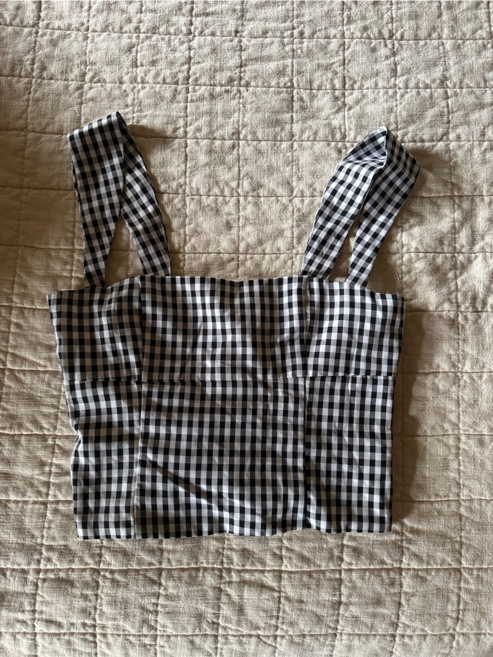Peppermayo gingham top